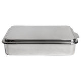 Moule à gâteau couvert Lindy's 8W44 en acier inoxydable 9 x 13 pouces