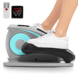 Vélo elliptique sous bureau ANCHEER – Appareil de pédalage silencieux pour seniors, bureau et domicile, équipement d'entraînement des jambes assis à faible impact, écran LCD intelligent, télécommande