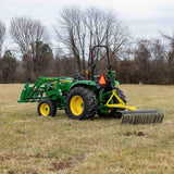 Râteau paysager de 6 pi Titan Attachments pour tracteurs compacts, compatible avec attache rapide