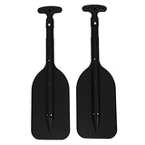 2 pagaies de kayak télescopiques pour bateau de rafting ou canoë en alliage d'aluminium et plastique