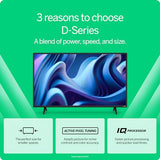 Téléviseur intelligent VIZIO Série D 24 pouces Full HD 1080p avec Apple AirPlay et Chromecast intégrés, compatible avec Alexa, D24f-J09, modèle 2022