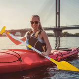 2 pagaies de kayak télescopiques pour bateau de rafting ou canoë en alliage d'aluminium et plastique