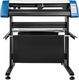 Produits de bureau VEVOR Découpeuse de vinyle 53 pouces Machine de traçage Alimentation automatique en papier Découpeuse de vinyle Vitesse réglable Découpe de panneaux avec support au sol Logiciel Signmaster