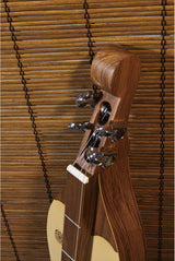 Dulcimer de montagne Roosebeck Grace 4 cordes en épicéa voûté avec motif entrelacé – Noyer