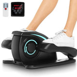Vélo elliptique sous bureau ANCHEER – Appareil de pédalage silencieux pour seniors, bureau et domicile, équipement d'entraînement des jambes assis à faible impact, écran LCD intelligent, télécommande