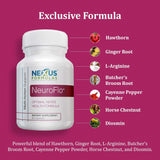 Complément alimentaire NeuroFlo de Nexus Formulas – Soutien de la circulation et des veines pour des jambes saines – Formule au marronnier d'Inde pour la fonction nerveuse, les engourdissements et les picotements