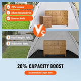 Cabine de peinture portable SKYSHALO, tente de peinture au pulvérisateur plus grande avec sol intégré et moustiquaire, abri de peinture de 2,3 x 1,6 x 1,6 m, station de peinture pour meubles, loisirs créatifs et outils