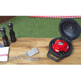 Grillbot BUN3:RED Robot nettoyeur de barbecue automatique pour extérieur avec mallette de transport, Rouge