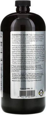 Huile MCT NOW Sports – 946 ml (lot de 2)