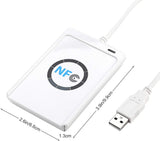 Lecteur/graveur de cartes à puce sans contact NFC RFID ACR122U, lecteur/graveur de cartes à puce sans contact NFC RFID ACR122U / USB + 5 cartes IC ACR122U RFID Smart Card NFC