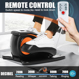 Vélo elliptique sous bureau ANCHEER – Appareil de pédalage silencieux pour seniors, bureau et domicile, équipement d'entraînement des jambes assis à faible impact, écran LCD intelligent, télécommande