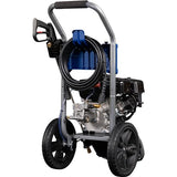 Nettoyeur haute pression à essence Westinghouse WPX3400, 3400 PSI et 2,6 GPM max, réservoir à savon intégré, pistolet et lance, ensemble de 5 buses, pour voitures/clôtures/allées/maisons/patios/meubles