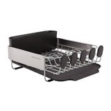 Égouttoir à vaisselle compact en acier inoxydable KitchenAid, 16,06 pouces, noir