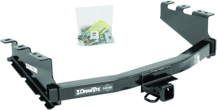 Attelage de remorque classe 4 Draw-Tite 76016, récepteur de 2 pouces, noir, compatible avec Chevrolet Silverado 1500 2014-2018, GMC Sierra 1500 2014-2018