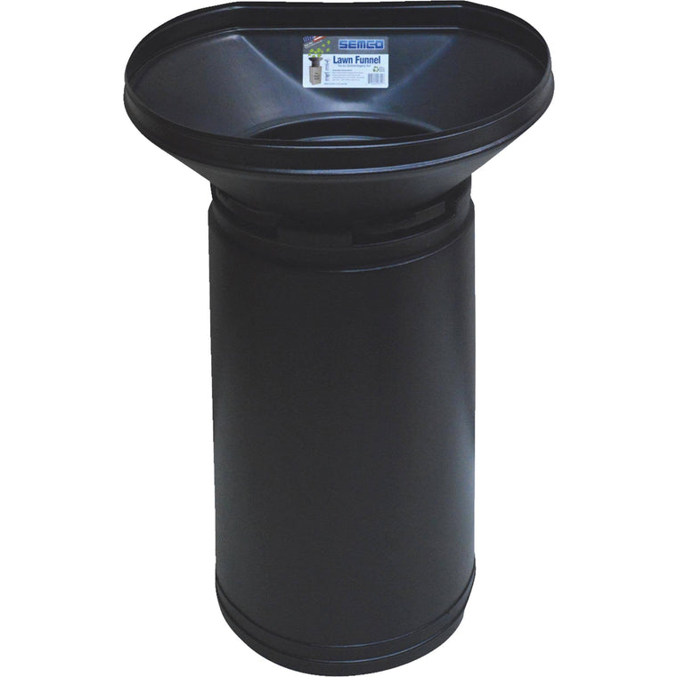 Entonnoir de jardin en plastique Young Wb-31-4, noir