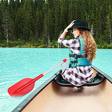 2 pagaies de kayak télescopiques pour bateau de rafting ou canoë en alliage d'aluminium et plastique