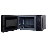 Four à micro-ondes de comptoir Magic Chef de 0,7 pi³ (noir avec cavité grise)
