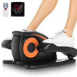 Vélo elliptique sous bureau ANCHEER – Appareil de pédalage silencieux pour seniors, bureau et domicile, équipement d'entraînement des jambes assis à faible impact, écran LCD intelligent, télécommande