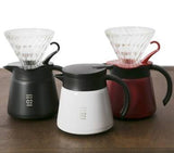 Cafetière isotherme en acier inoxydable Hario V60 600 rouge VHS-60R