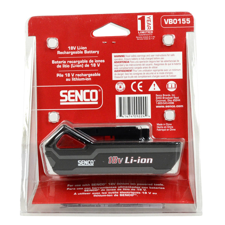 Batterie lithium-ion compacte 18V Senco VB0155
