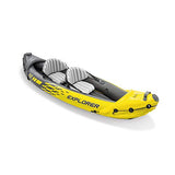 Kayak Intex Explorer K2, ensemble de kayak gonflable pour 2 personnes avec rames en aluminium