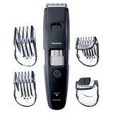 Tondeuse à barbe pour homme Panasonic, précision sans fil, tondeuse à cheveux avec sabot et 19 réglages ajustables, lavable, ER-SB40-K