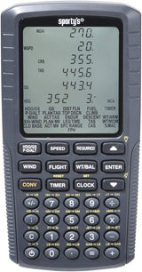 Calculateur de vol électronique E6B de Sporty’s pour pilotes – Approuvé pour une utilisation lors des examens de la FAA