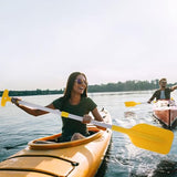 2 pagaies de kayak télescopiques pour bateau de rafting ou canoë en alliage d'aluminium et plastique