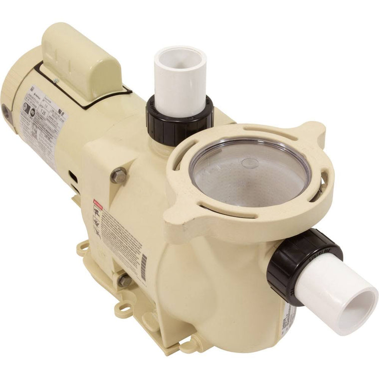 Pompe de piscine Pentair 340038 SuperFlo en acier inoxydable, vitesse unique, 115/230V, 1 HP