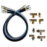 Kit d'installation de direction hydraulique pour pilote automatique SI-TEX avec tuyaux et raccords
