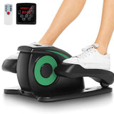Vélo elliptique sous bureau ANCHEER – Appareil de pédalage silencieux pour seniors, bureau et domicile, équipement d'entraînement des jambes assis à faible impact, écran LCD intelligent, télécommande