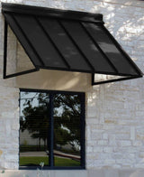 Auvent Awntech H23-US-7COP 7 pi Houstonian à joint debout en métal, cuivre – 92 x 24 x 36 po