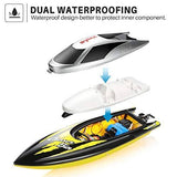 Bateau télécommandé, bateau Syma Q7 pour piscines et lacs avec 2,4 GHz, 25 km/h, haute vitesse