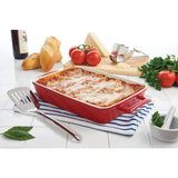 Moule à lasagnes en céramique rose Mrs. Anderson's Baking, 23 x 33 cm