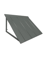 Auvent Awntech H23-US-7COP 7 pi Houstonian à joint debout en métal, cuivre – 92 x 24 x 36 po