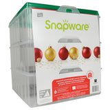 Boîte de rangement pour décorations Snapware 1098801 13 x 13 (3 niveaux)