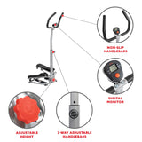 Stepper d'exercice Sunny Health & Fitness avec guidon – SF-S020027