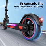 Trottinette électrique pour adultes, vitesse maximale de 30/40 km/h, autonomie de 34/40/56 km, moteur 350/500/600 W avec contrôle par application, pneus gonflables de 8,5/10 pouces, trottinette pliable avec contrôle par application, certifiée UL 2272