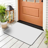 Paillasson Simply Rustic Barn, tapis de porte à motif vichy rose et carreaux de buffle, tapis d'accueil, tapis antidérapant pour porche, maison et intérieur, 50 x 80 cm