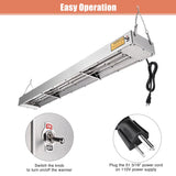 Chauffe-plat professionnel WeChef 43, rampe chauffante électrique 1100 W, lampe chauffante en acier inoxydable pour restaurant