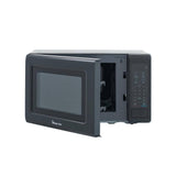 Four à micro-ondes de comptoir Magic Chef de 0,7 pi³ (noir avec cavité grise)