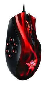 Souris de jeu PC Razer Naga Hex MOBA – Rouge