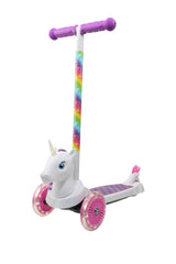 Trottinette 3 roues Dimension Unicorn 3D avec système de direction par inclinaison