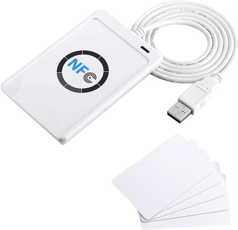 Lecteur/graveur de cartes à puce sans contact NFC RFID ACR122U, lecteur/graveur de cartes à puce sans contact NFC RFID ACR122U / USB + 5 cartes IC ACR122U RFID Smart Card NFC