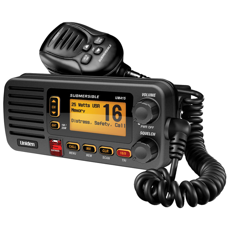 Radio marine VHF Uniden Oceanus D, noire