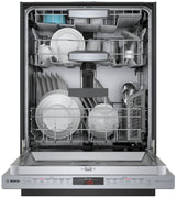 Bosch – Lave-vaisselle encastrable série 800 avec commande sur le dessus, CrystalDry, cuve en acier inoxydable, 3e panier, 40 dBa – Acier inoxydable