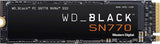 Disque SSD interne de gaming WD_BLACK 1 To SN770 NVMe – Gen4 PCIe, M.2 2280, jusqu’à 5 150 Mo/s – WDS100T3X0E