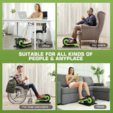 Vélo elliptique sous bureau ANCHEER – Appareil de pédalage silencieux pour seniors, bureau et domicile, équipement d'entraînement des jambes assis à faible impact, écran LCD intelligent, télécommande
