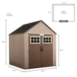 Abri de jardin Rubbermaid Big Max 7 pi x 7 pi