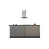 Hotte décorative murale en acier inoxydable Arietta ADK430SSA Dekor Glass de 30 po